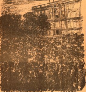 Ich kenne keine Partei mehr, ich kenne nur noch Deutsche von Max Liebermann